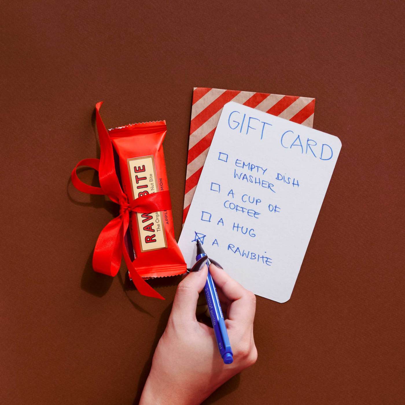 RAWBITE Apple Cinnamon mit Geschenkkarte