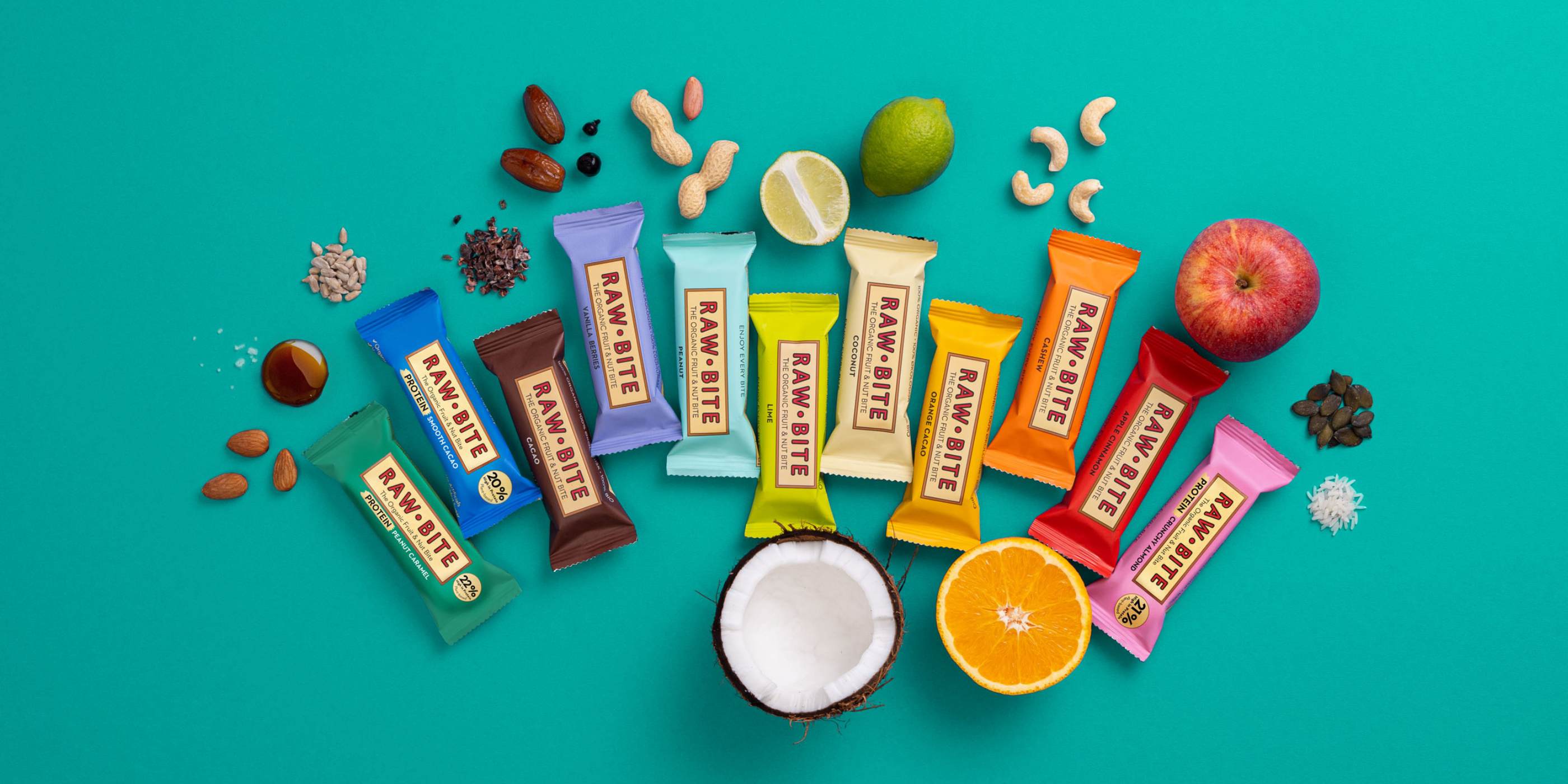 Probierbox 11 RAWBITE Riegel