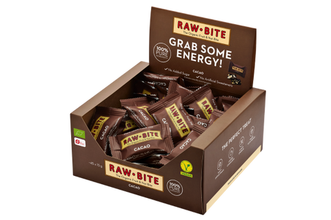 RAWBITE Office Box Cacao geöffnet