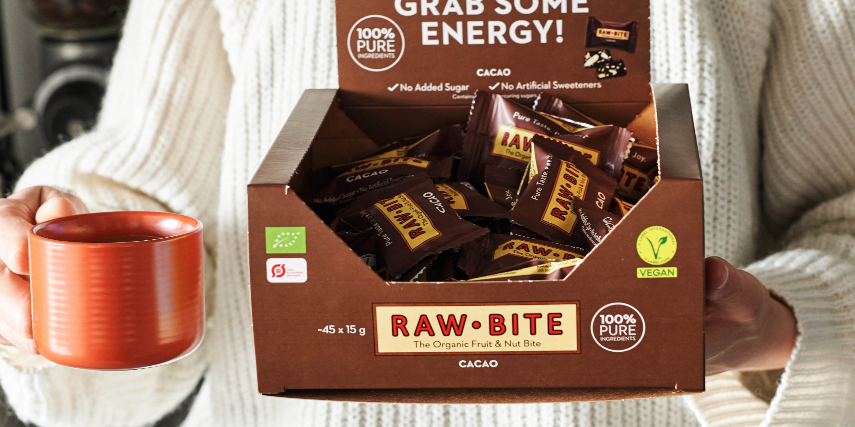 RAWBITE Office Box Cacao mit Kaffee