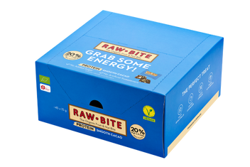 RAWBITE Protein Smooth Cacao Office Box geschlossen
